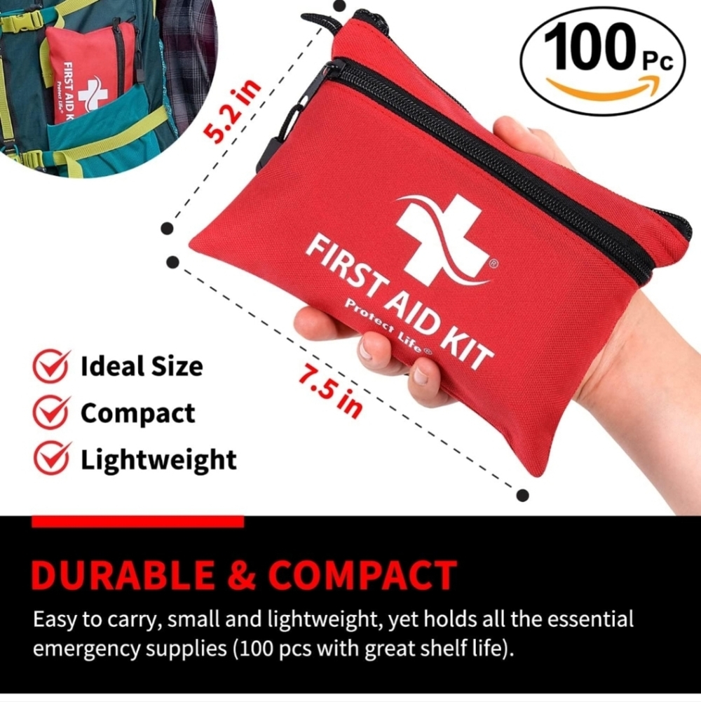100 Pcs First Aid Kit for Home - Picture 7 of 7